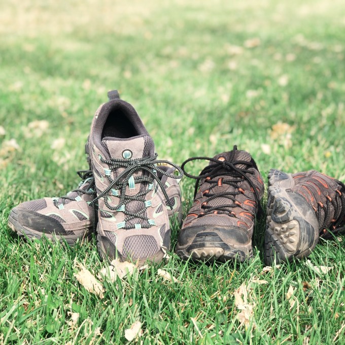 Our Merrell Hiking shoes we highly recommend!