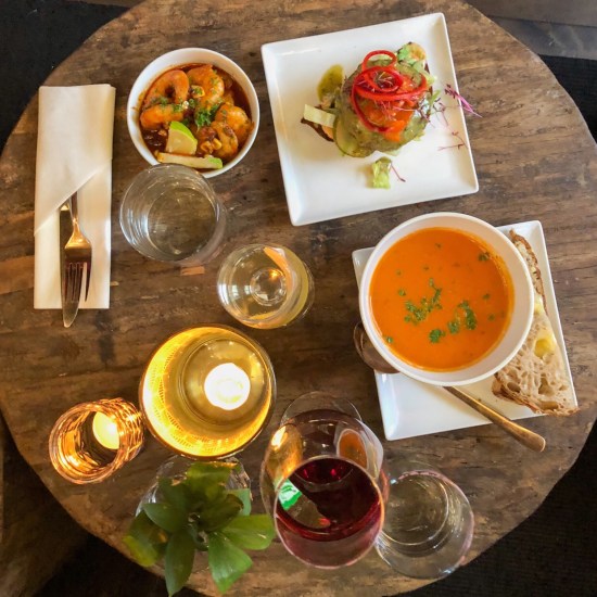 Food spread at Rok Restaurant